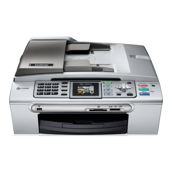 Brother MFC-465CN Installationsanleitung