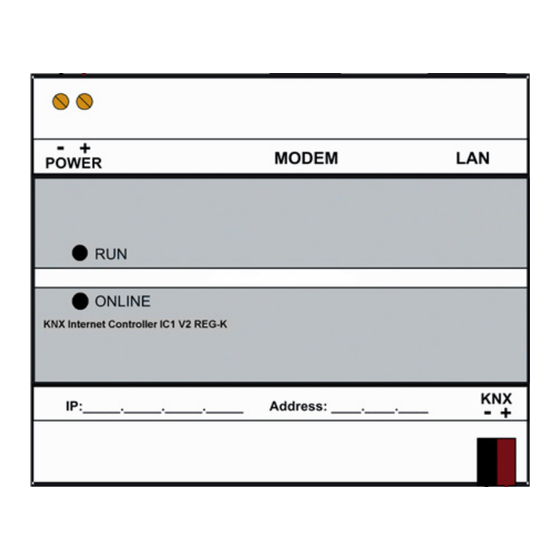 merten IC1-V2 REG-K Gebrauchsanweisung