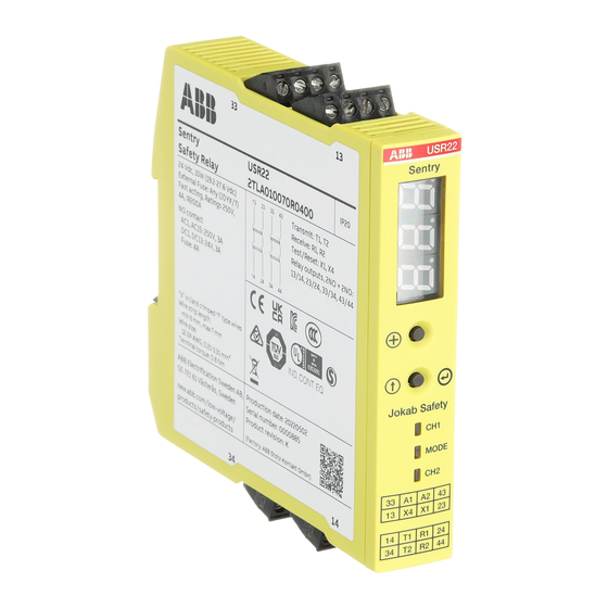 ABB USR22 Originalbetriebsanleitung