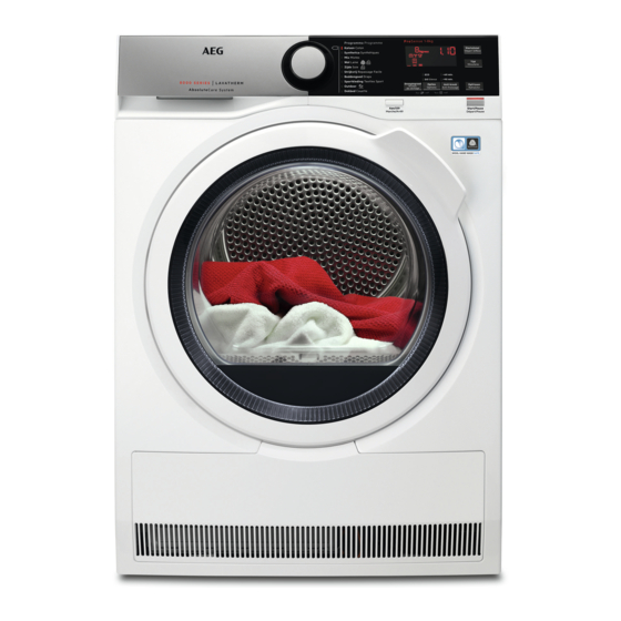 AEG LAVATHERM 8DEE84W Benutzerinformation