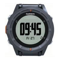 Garmin FENIX Schnellstartanleitung