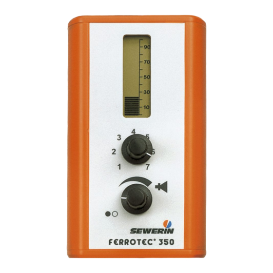 sewerin FERROTEC 350 Betriebsanleitung