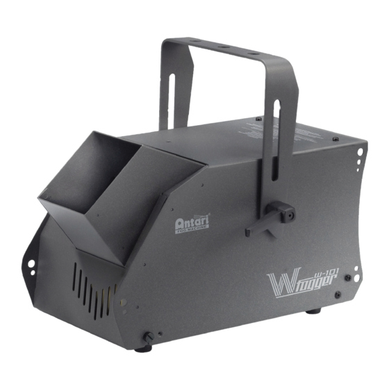 Antari W-101 Bedienungsanleitung