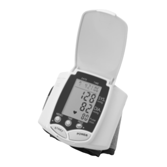 Topcom BPM Wrist 2301b Bedienungsanleitung
