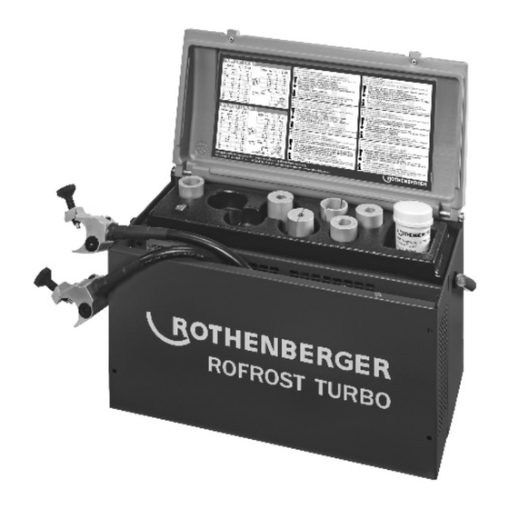 Rothenberger ROFROST TURBO II Bedienungsanleitung