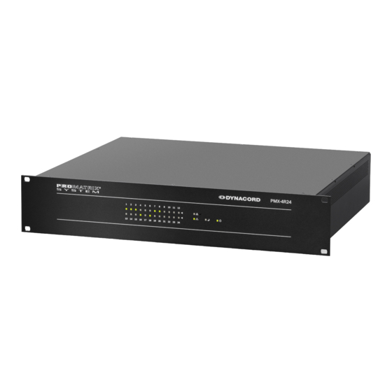 Dynacord PROMATRIX 6000 Installations