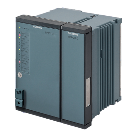 Siemens SIPROTEC 6MU85 Handbücher