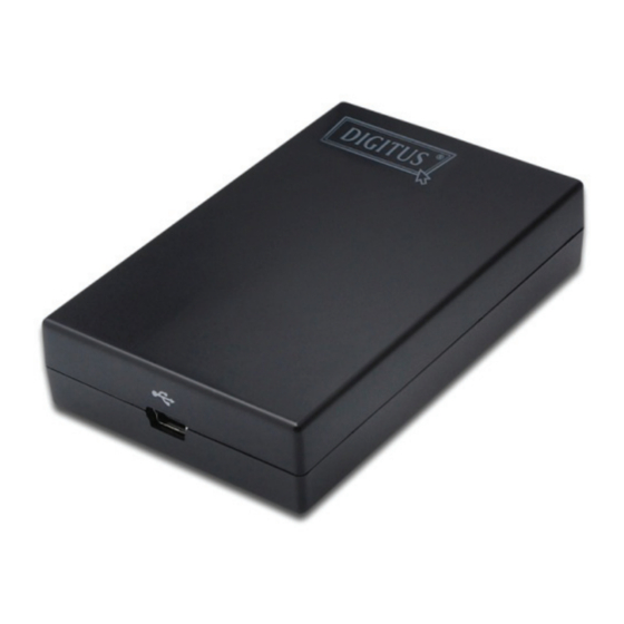 Digitus DA-70834 Kurzinstallationsanleitung