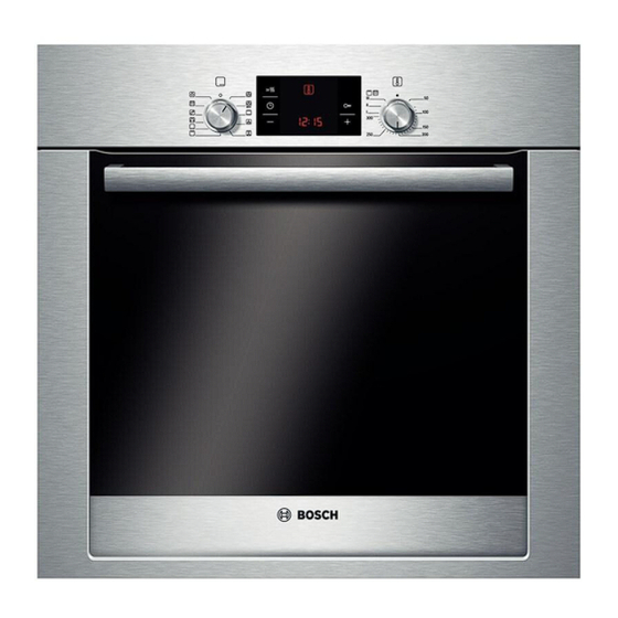 Bosch HBG73B5.0J Edelstahl Einbaubackofen Gebrauchsanleitung