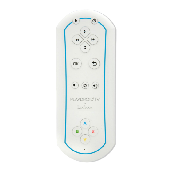 LEXIBOOK PLAYDROID TV MOTION LBOXA500IM Bedienungsanleitung