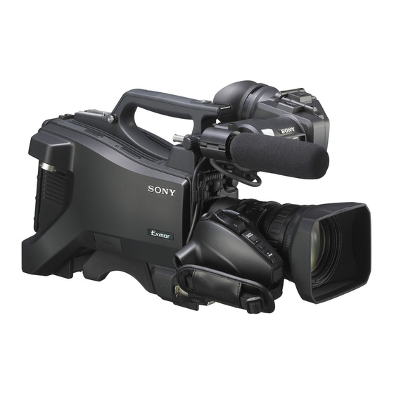 Sony HXC-D70 Bedienungsanleitung