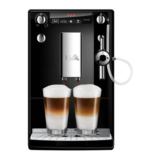 Melitta CAFFEO SOLO&milk. Bedienungsanleitung