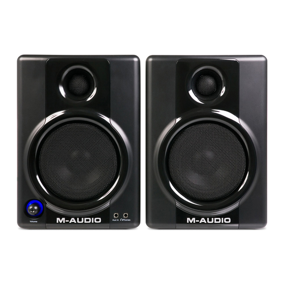 M-Audio Studiophile AV 40 Benutzerhandbuch