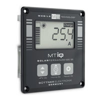 Dometic BUTTNER MT iQ Solar Monitor III Montage- Und Bedienungsanleitung